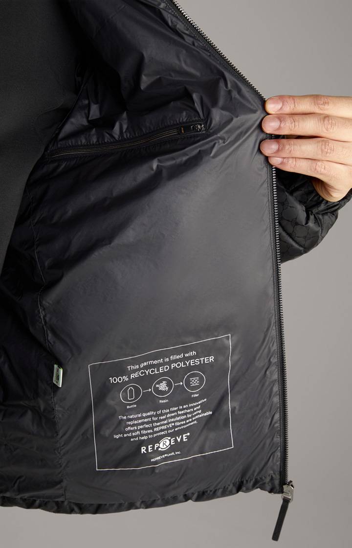 Joop Cornflower-Steppjacke Luke in Schwarz gemustert Blitzangebot