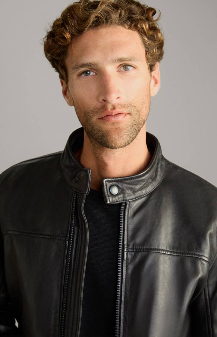 Joop Lederjacke Cleary in Schwarz Super Sparpreis