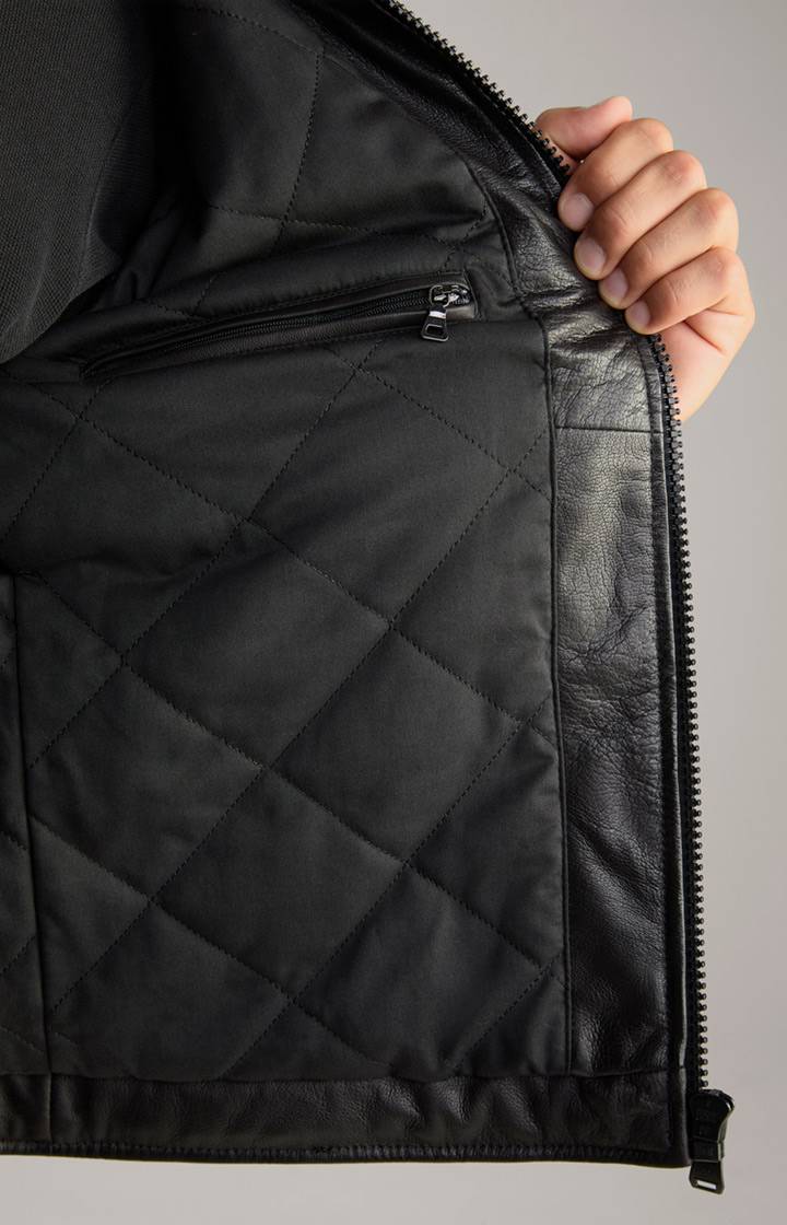 Joop Lederjacke Cleary in Schwarz Super Sparpreis
