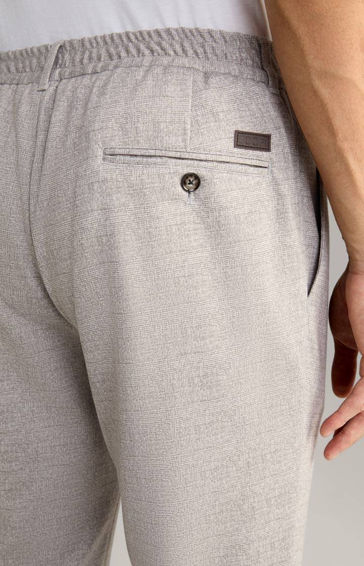 Joop Jerseyhose Lester in Grau kariert Kostenlose Rückgabe