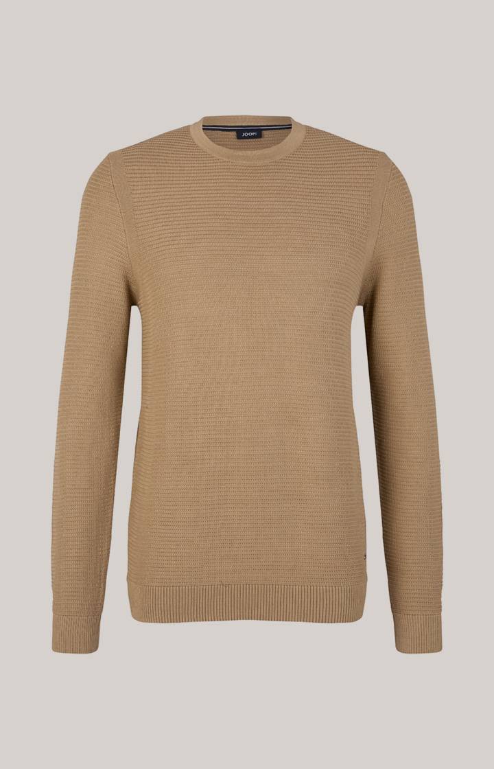 Joop Strickpullover Conrados in Hellbraun Super Rabatt
