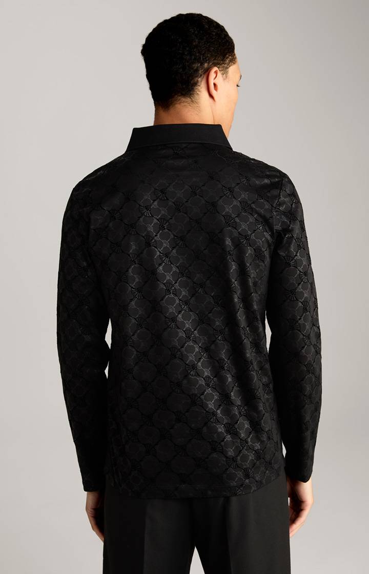 Joop Langarm-Poloshirt Pasquale in Schwarz 50% Rabatt für begrenzte Zeit