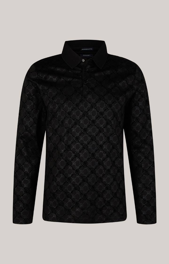 Joop Langarm-Poloshirt Pasquale in Schwarz 50% Rabatt für begrenzte Zeit