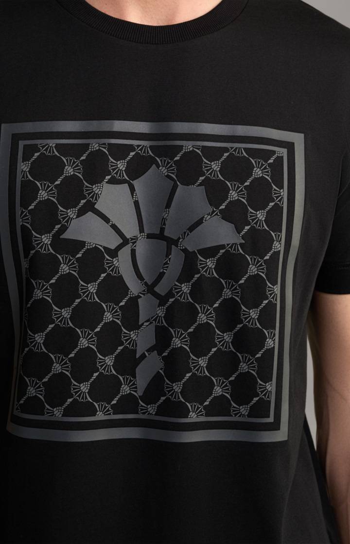 Joop Cornflower-T-Shirt Bilal in Schwarz Rabatte dieses Monats