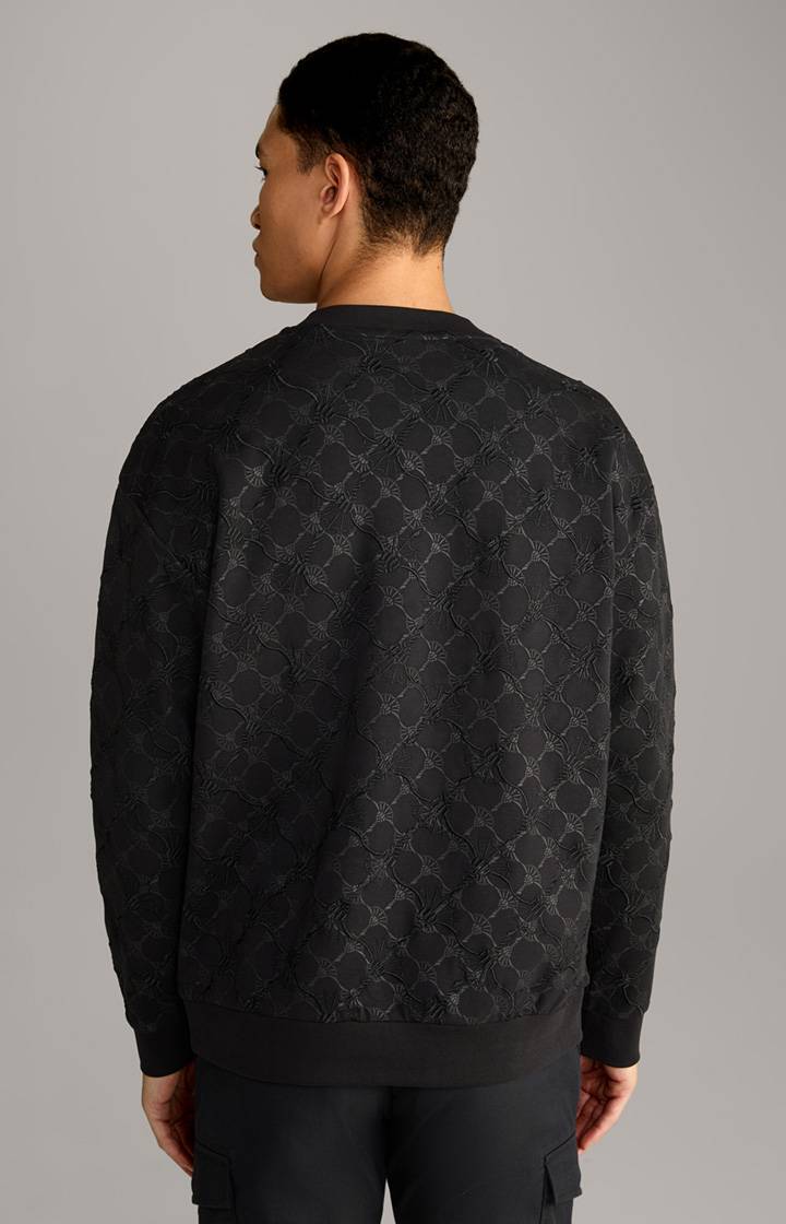 Joop Cornflower-Sweatshirt Cortez in Schwarz gemustert Hotsell