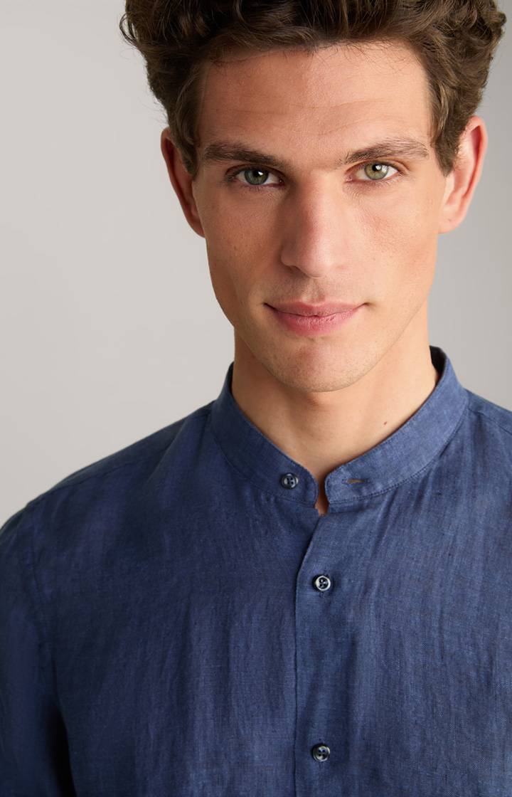 Joop Leinen-Hemd Pebo in Navy Fabrik Onlineshop