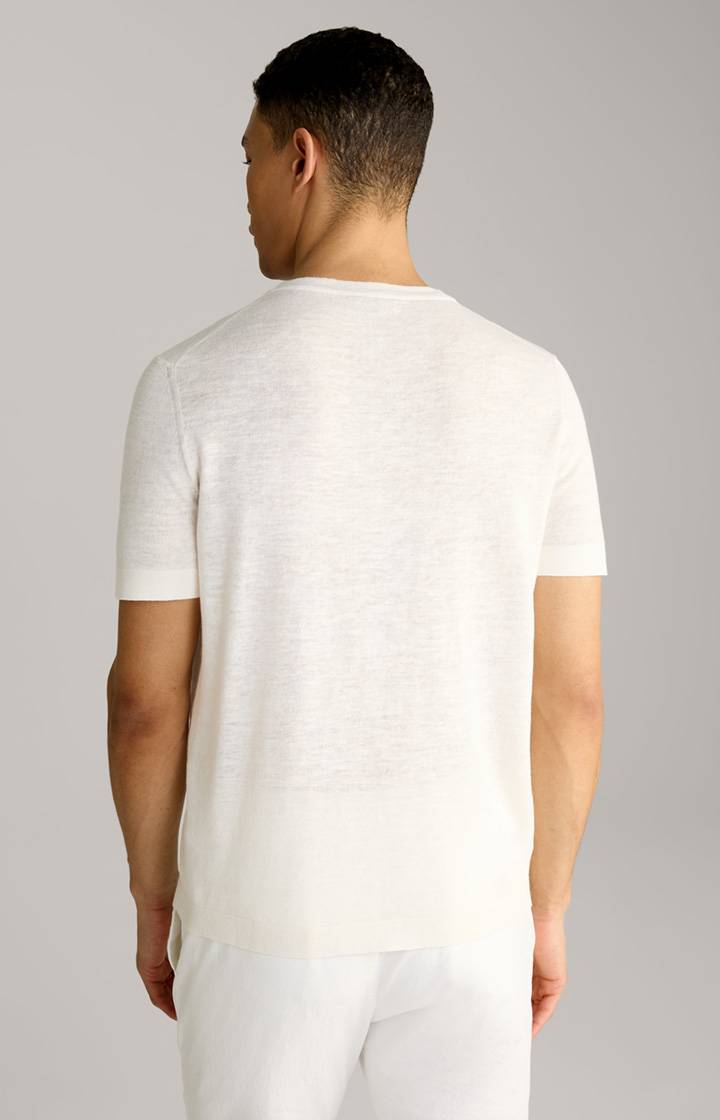 Joop Leinenmix-T-Shirt Maroso in Offwhite Vatertagsangebot