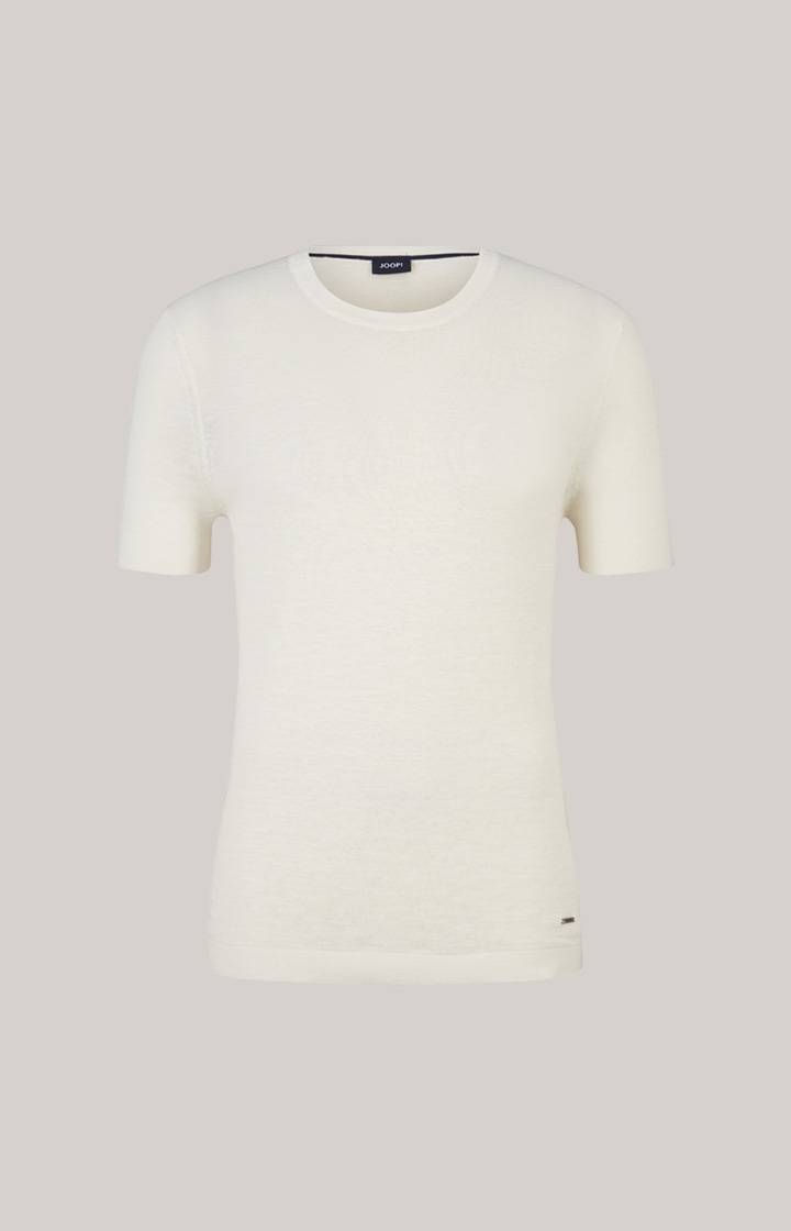 Joop Leinenmix-T-Shirt Maroso in Offwhite Vatertagsangebot