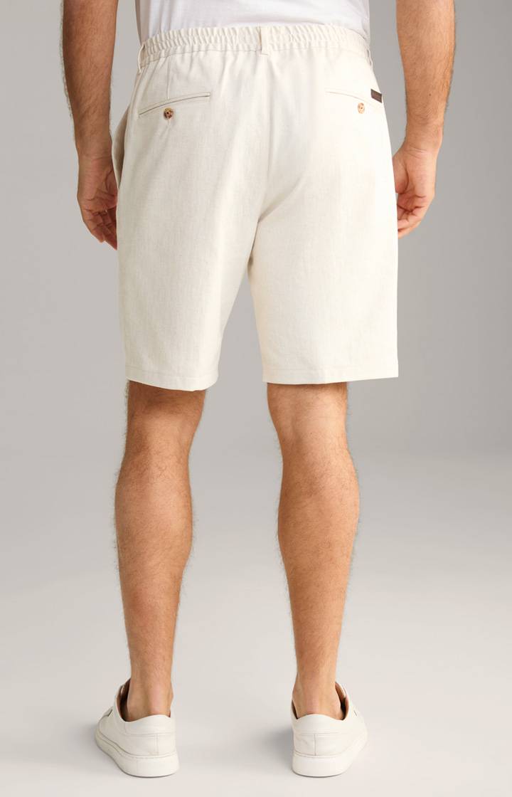 Joop Leinenmix-Shorts Dinghy in Offwhite Lagerräumung