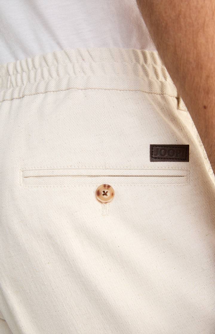 Joop Leinenmix-Shorts Dinghy in Offwhite Lagerräumung