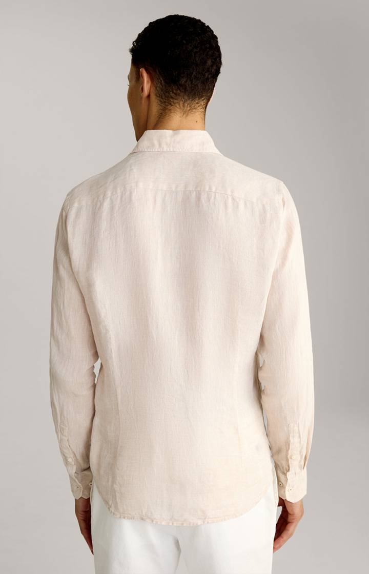 Joop Leinen-Hemd Pai in Beige meliert Top Angebot