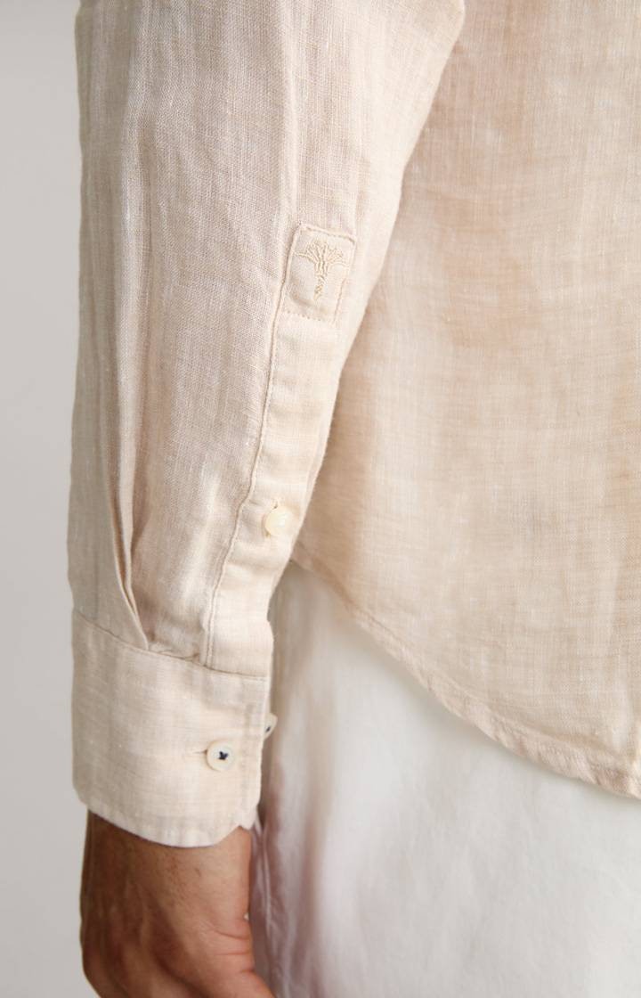 Joop Leinen-Hemd Pai in Beige meliert Top Angebot