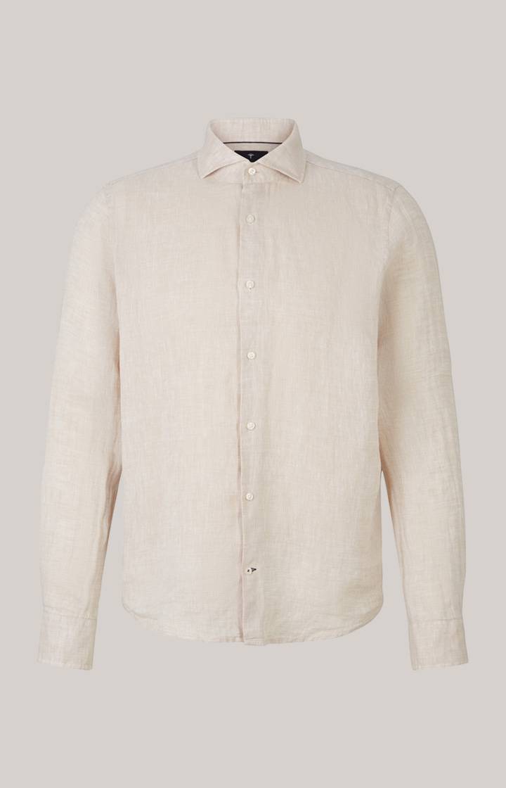 Joop Leinen-Hemd Pai in Beige meliert Top Angebot