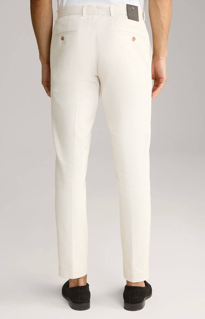 Joop Leinenmix Chino Hank in Creme Exklusive Angebote