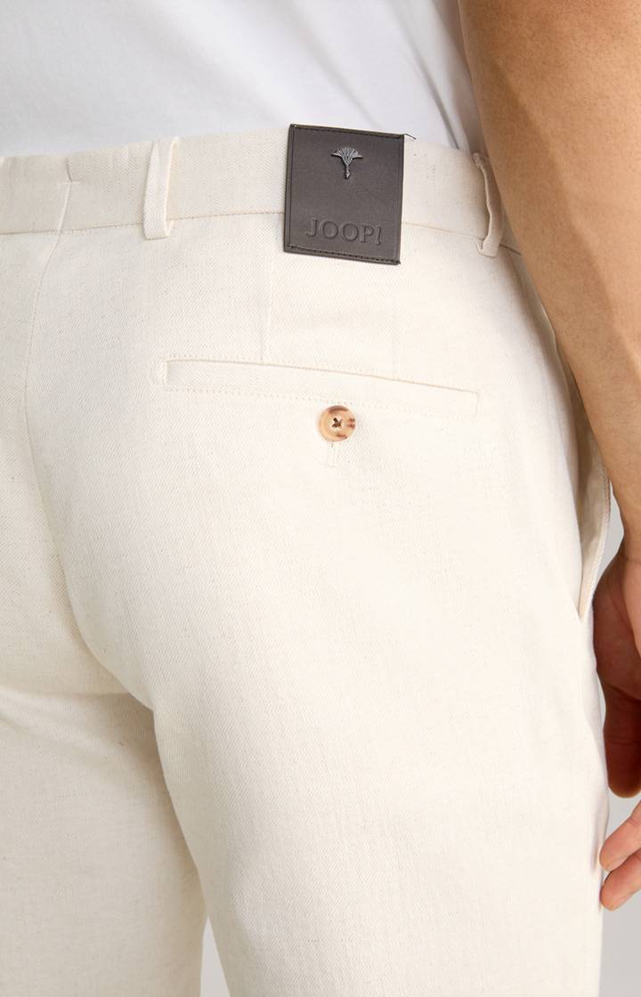 Joop Leinenmix Chino Hank in Creme Exklusive Angebote