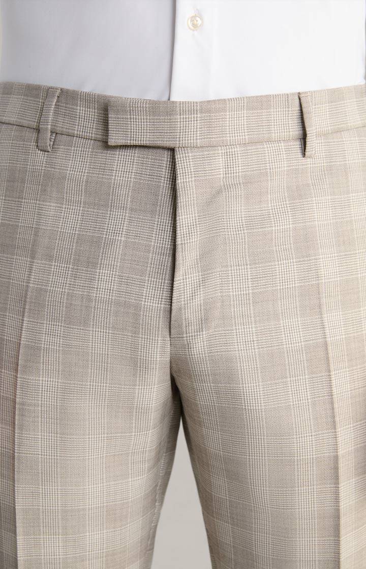 Joop Anzug Herby-Blayr in Beige kariert Blitzangebot
