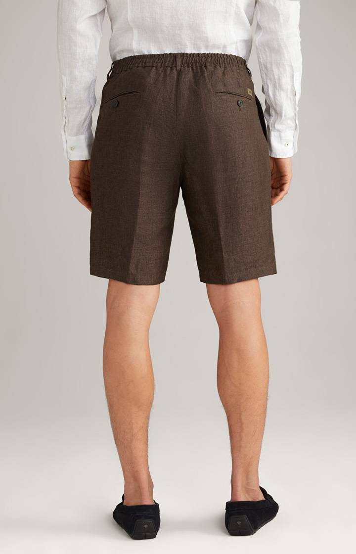 Joop Leinen-Shorts Dinghy in Dunkelbraun Black Friday Preise
