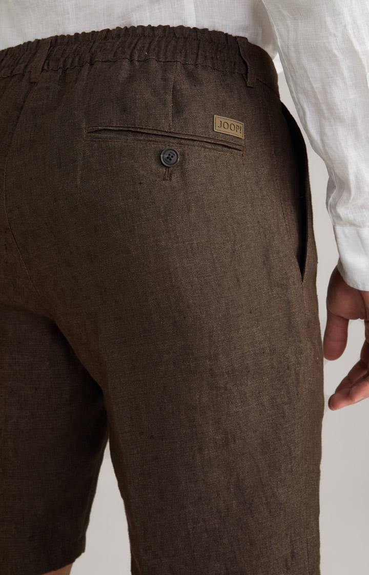 Joop Leinen-Shorts Dinghy in Dunkelbraun Black Friday Preise