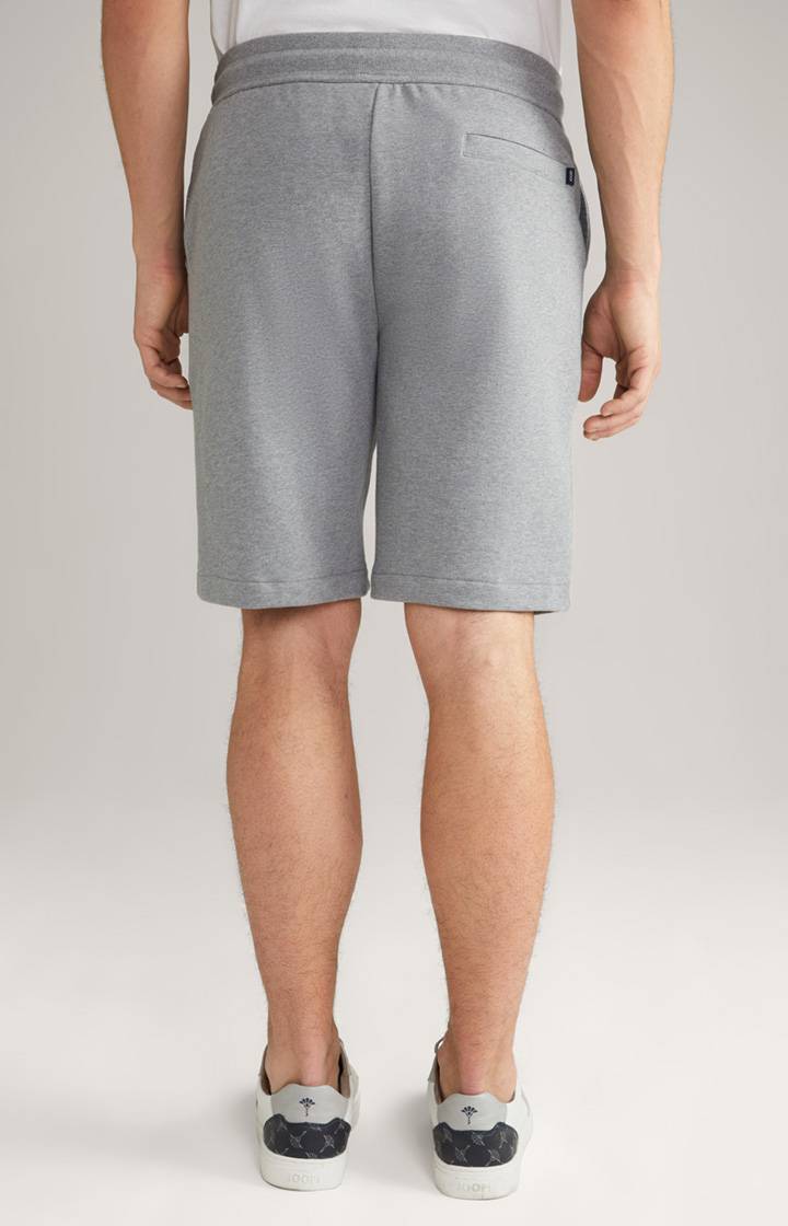 Joop Baumwoll-Sweat-Shorts Santo in Grau meliert Outlet