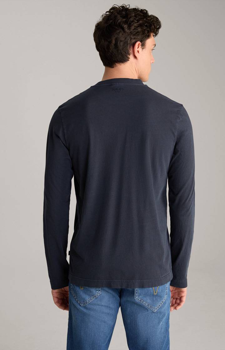 Joop Baumwoll-Langarmshirt Carlito in Navy Bis zu 60% Rabatt