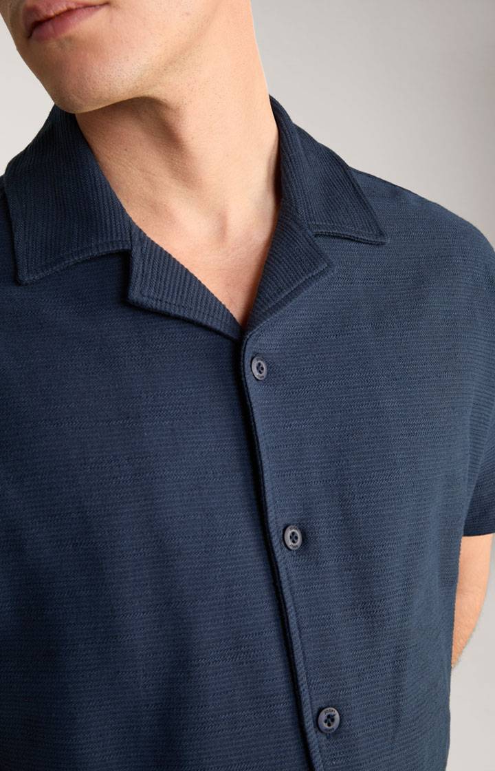 Joop Hemd Damian in Navy strukturiert Bis zu 65% Rabatt