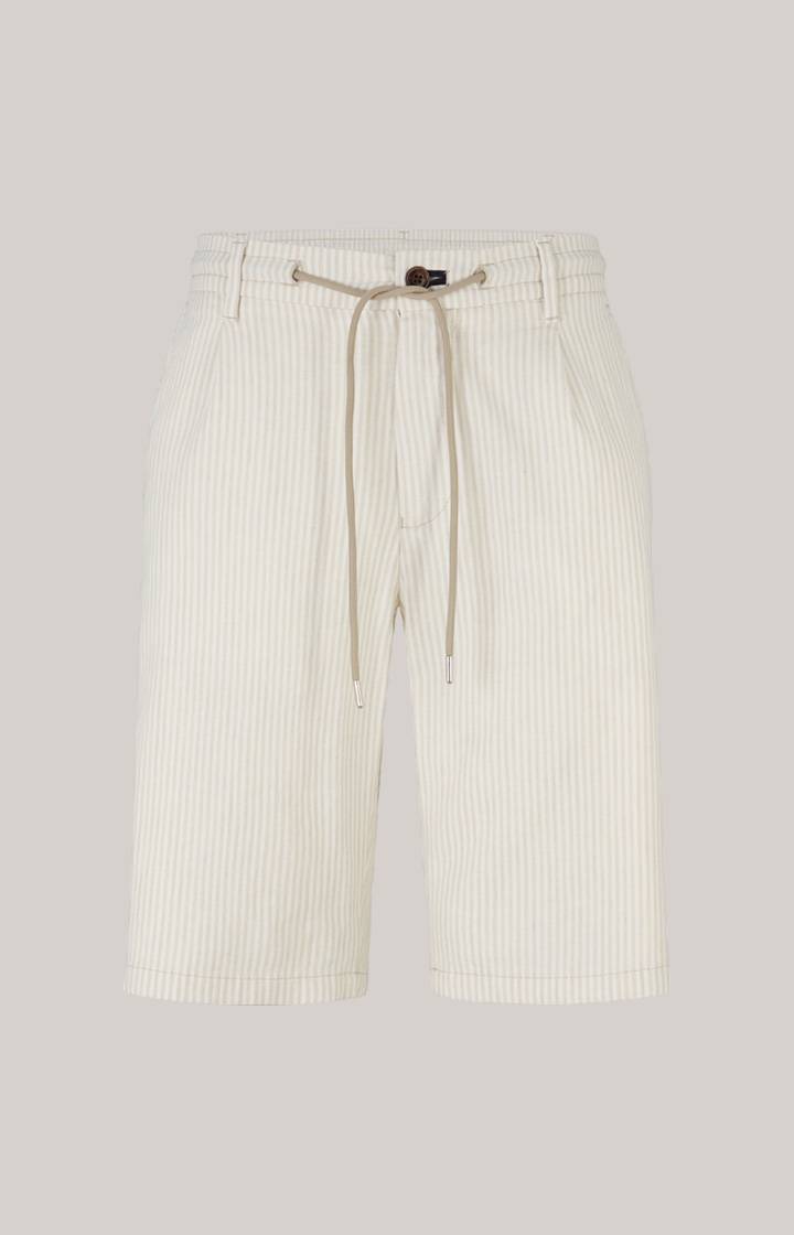 Joop Leinenmix-Shorts Ruby in Beige gestreift Super Rabatt