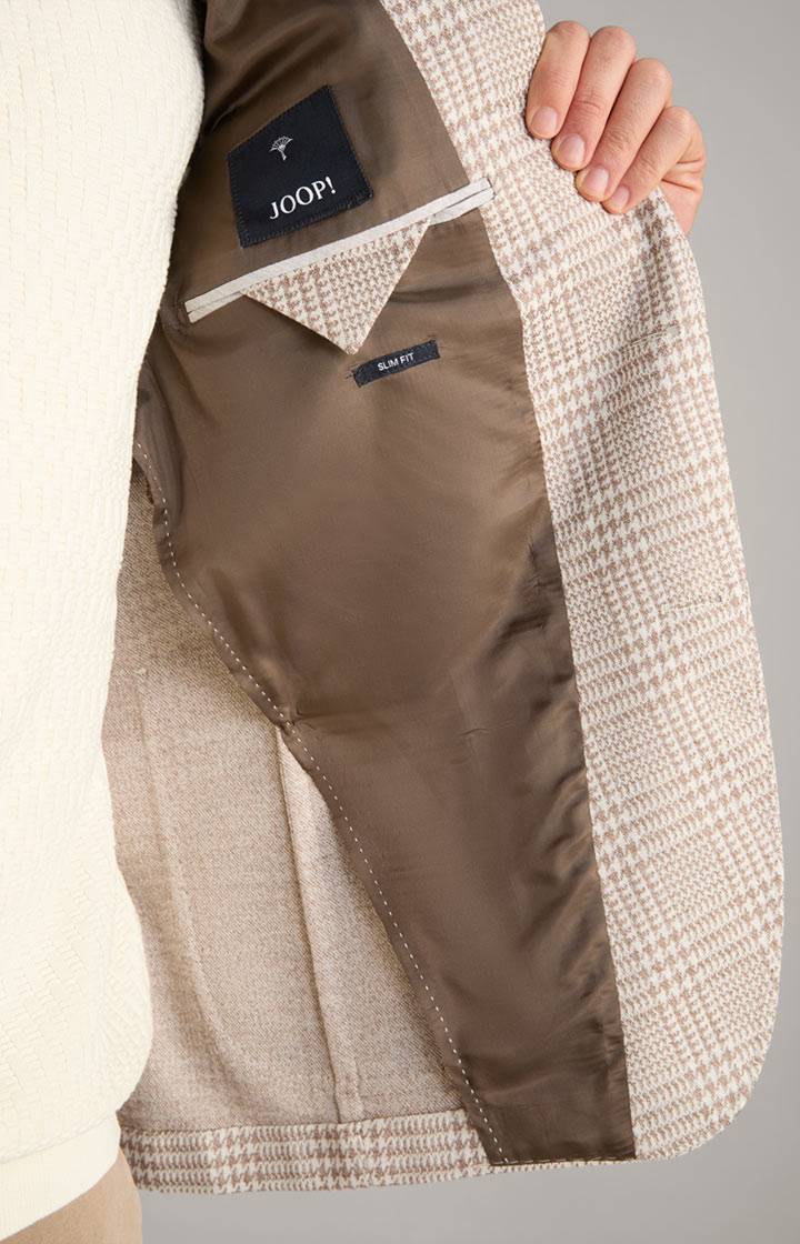 Joop Sakko Hoverest in Beige kariert Fabrik Onlineshop