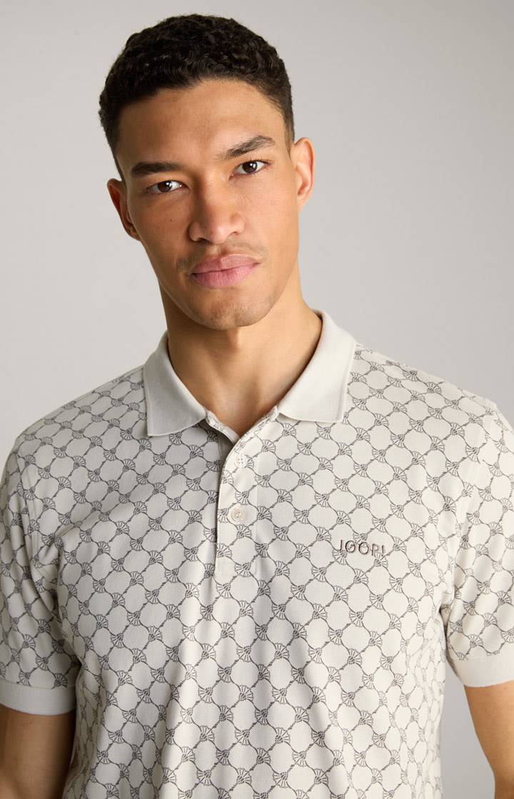 Joop Cornflower Poloshirt Paigam in Offwhite gemustert Osterangebot