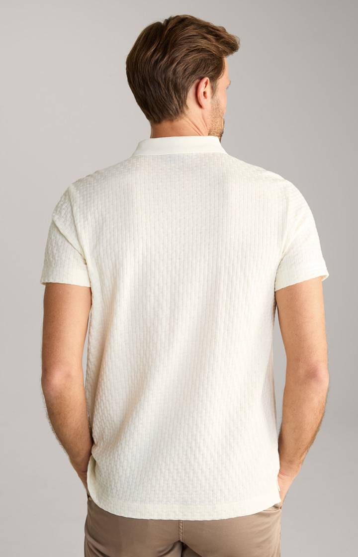 Joop Poloshirt Boris in Creme strukturiert Vatertagsangebot