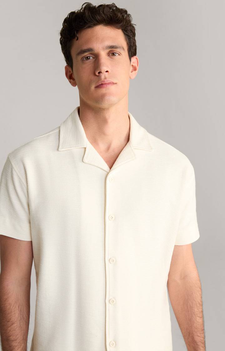 Joop Hemd Damian in Beige strukturiert Jubiläumsangebot