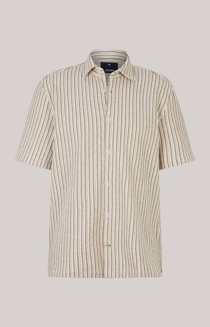 Joop Strick-Hemd Kawi in Beige gestreift Heißer Verkauf