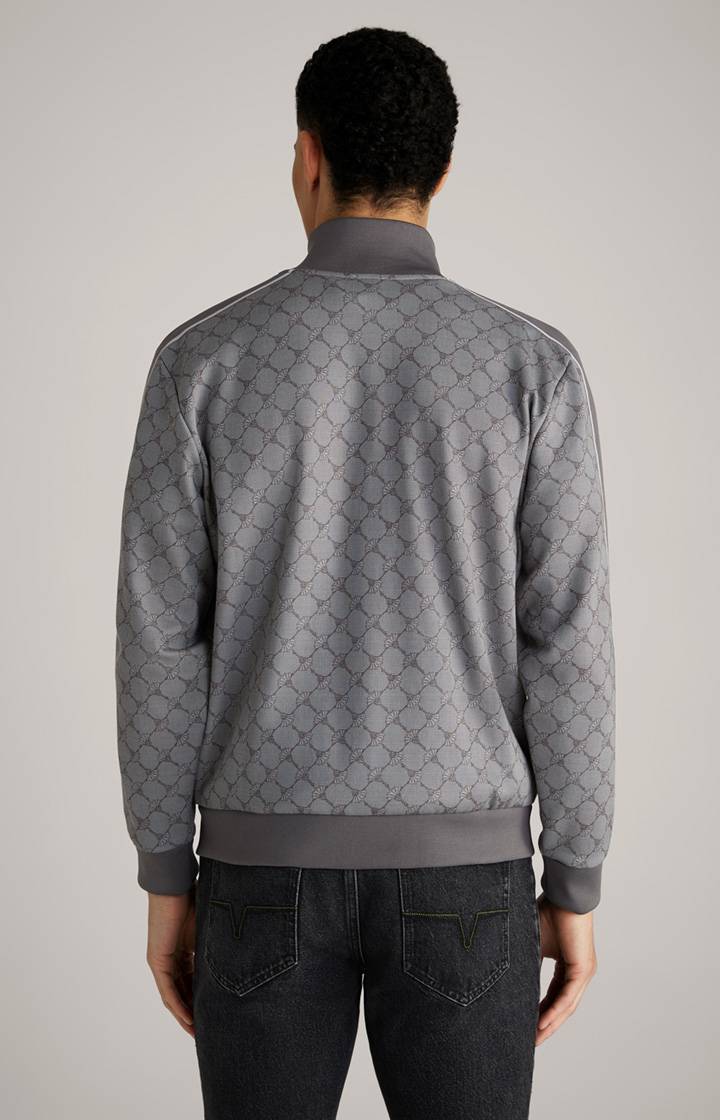 Joop Cornflower-Sweatjacke Tayfun in Grau gemustert Kostenloser Versand international