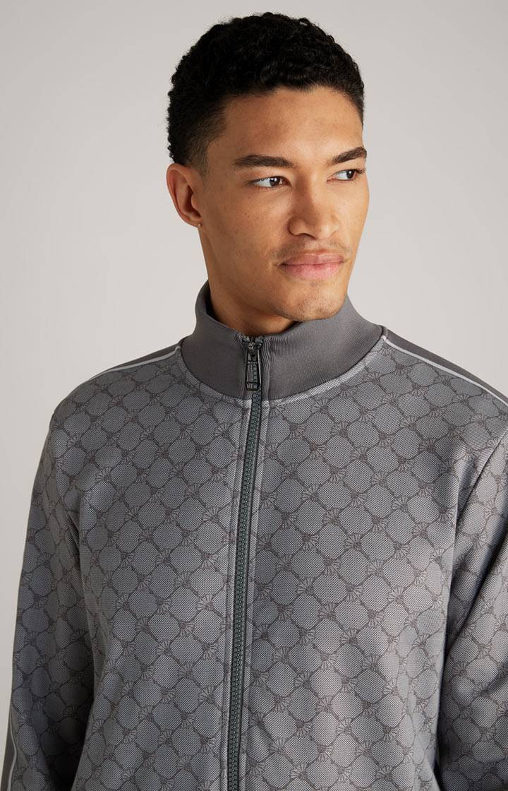 Joop Cornflower-Sweatjacke Tayfun in Grau gemustert Kostenloser Versand international