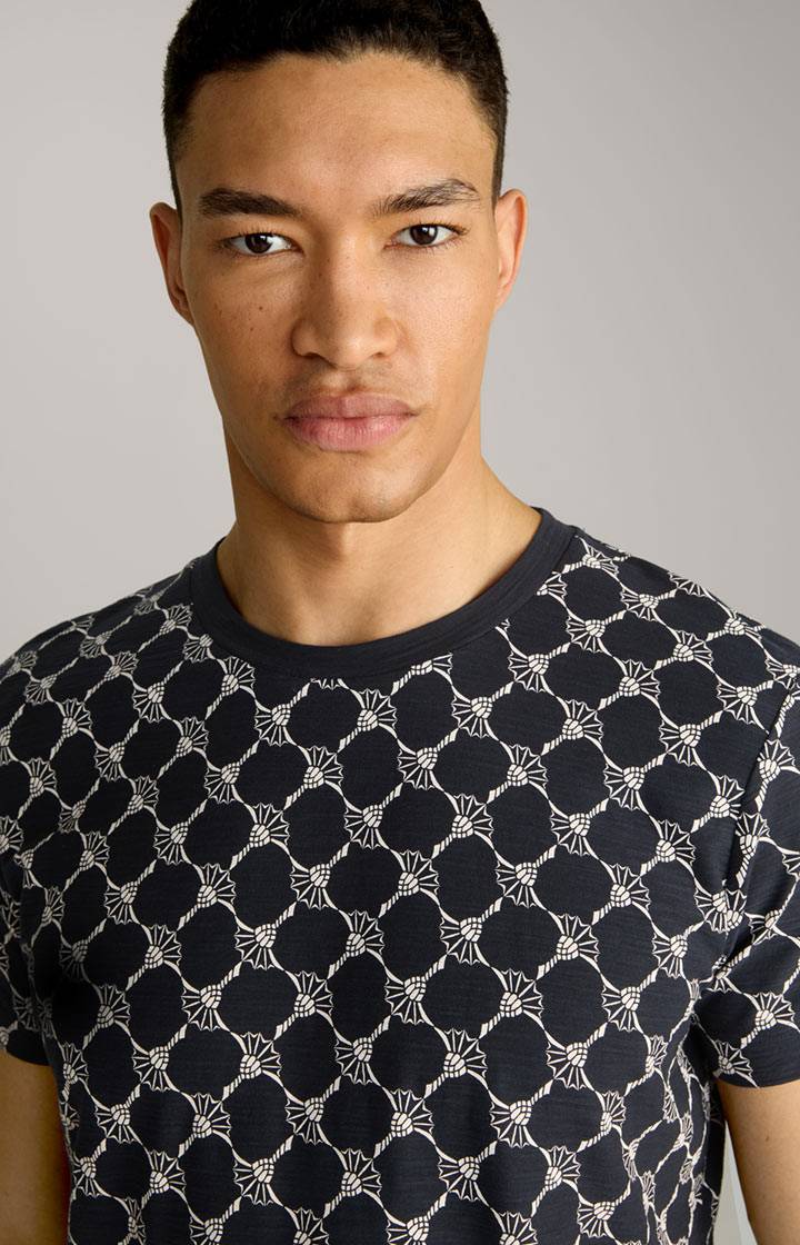 Joop Cornflower-T-Shirt Tyron in Navy gemustert zollfrei
