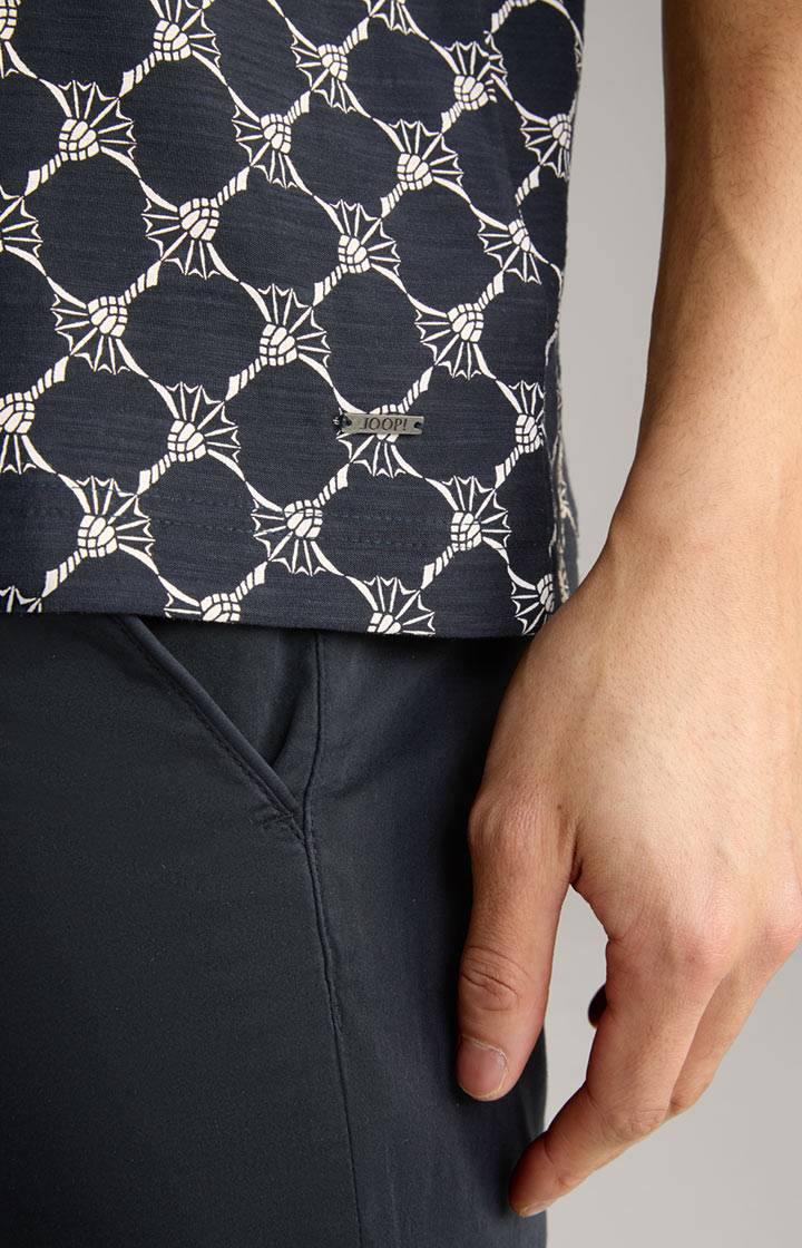 Joop Cornflower-T-Shirt Tyron in Navy gemustert zollfrei