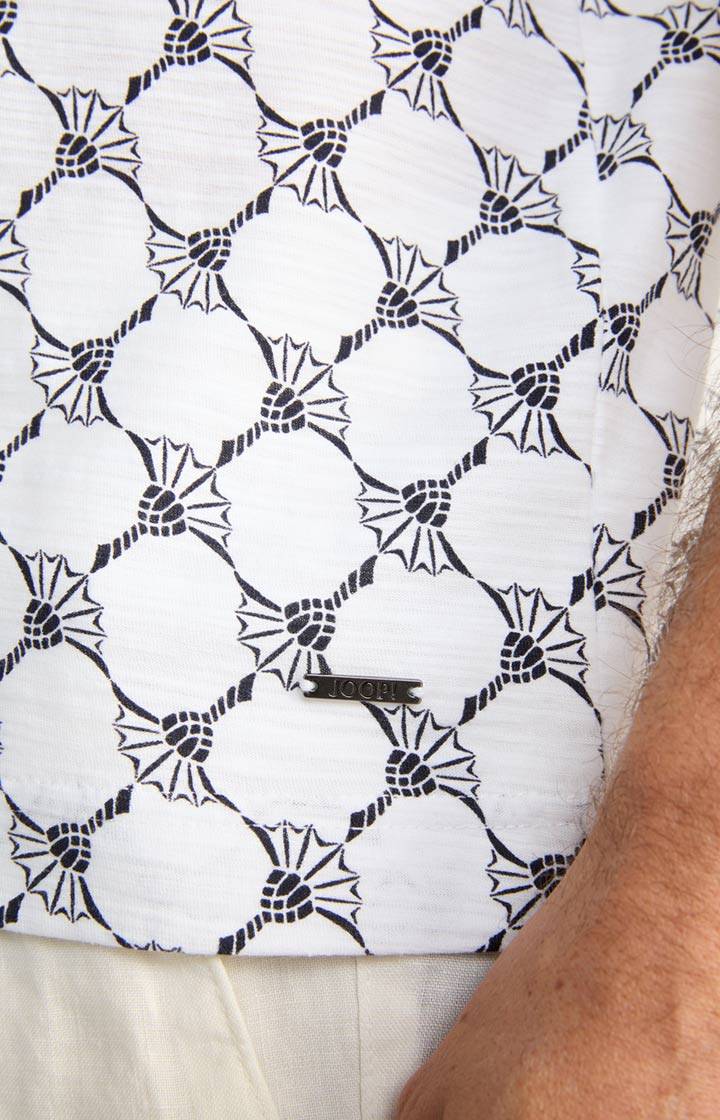 Joop Cornflower-T-Shirt Tyron in Weiß gemustert Angebote