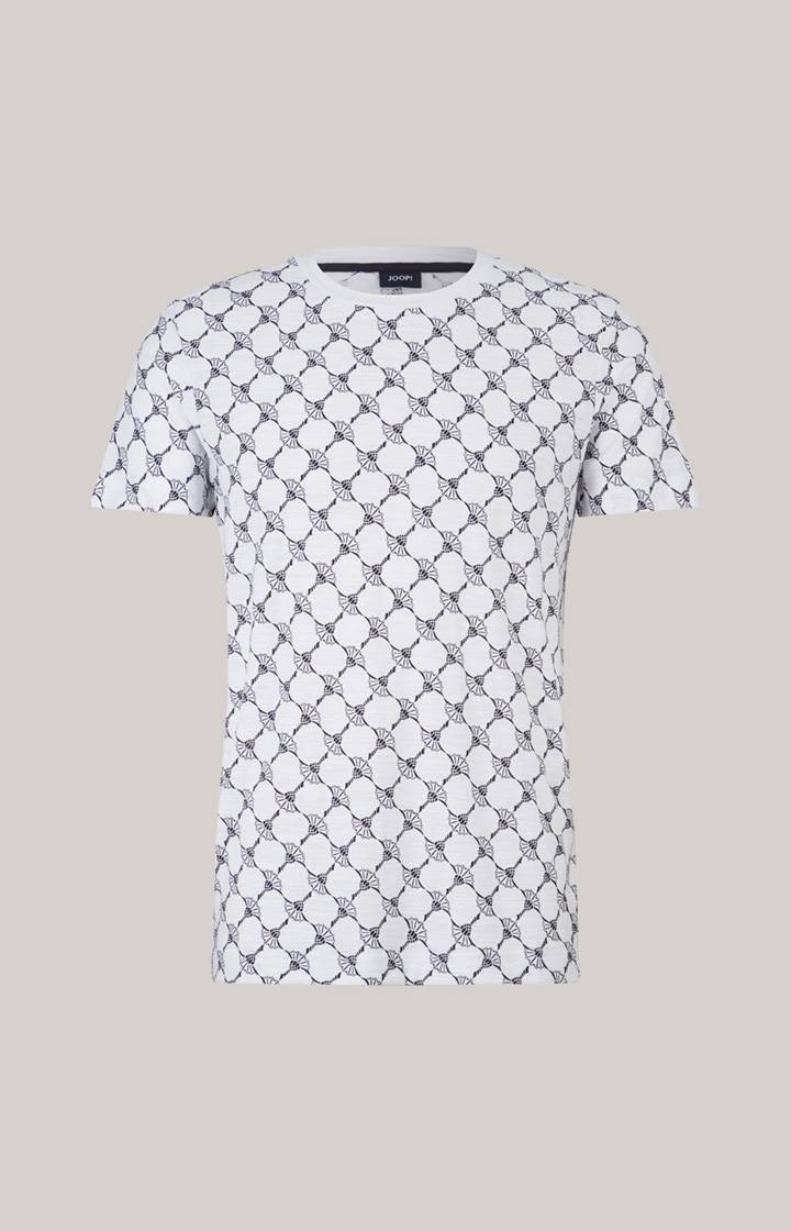 Joop Cornflower-T-Shirt Tyron in Weiß gemustert Angebote