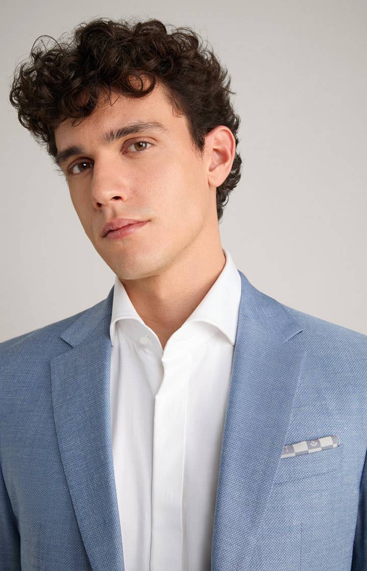 Joop Wedding-Baukasten-Sakko Damon in Hellblau strukturiert Lagerräumung