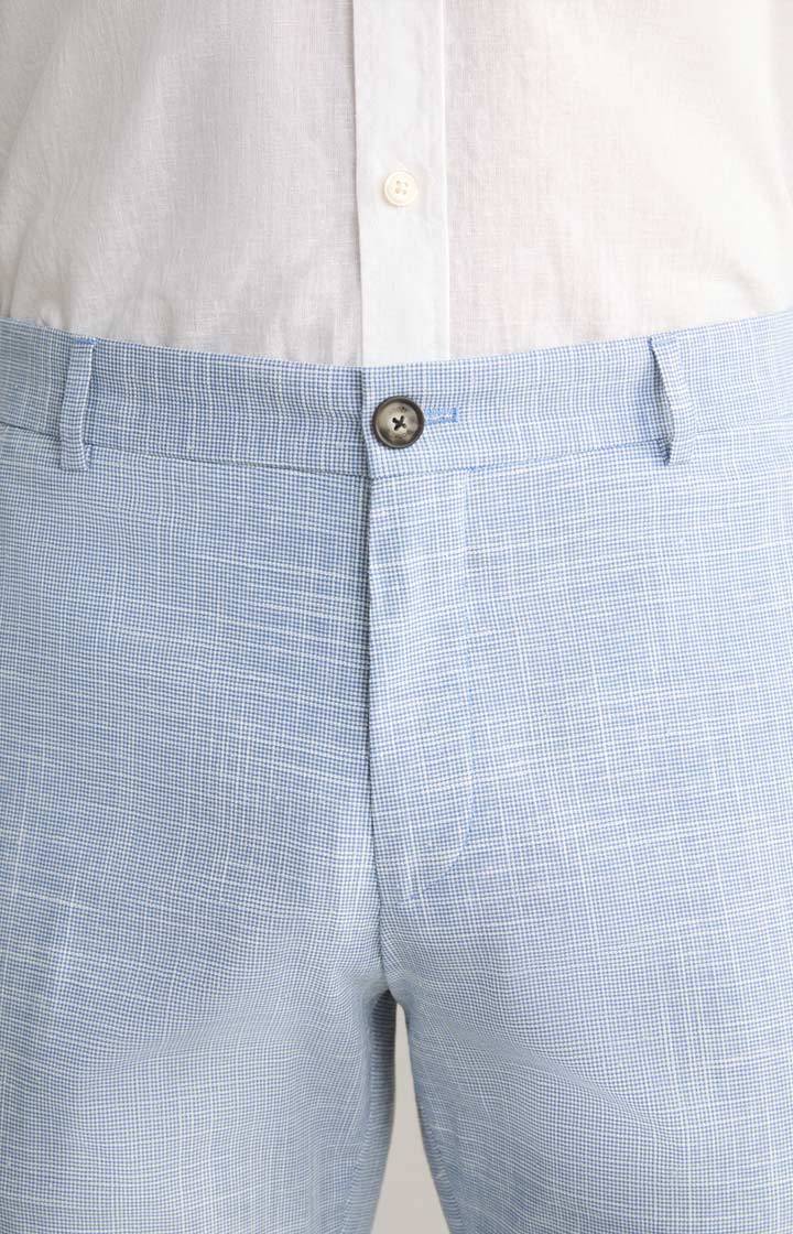 Joop Leinenmix-Chino Hank in Blau/Weiß gemustert Große Rabatte