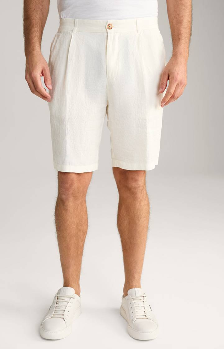 Joop Leinen-Shorts Dinghy in Offwhite meliert Super Sparpreis