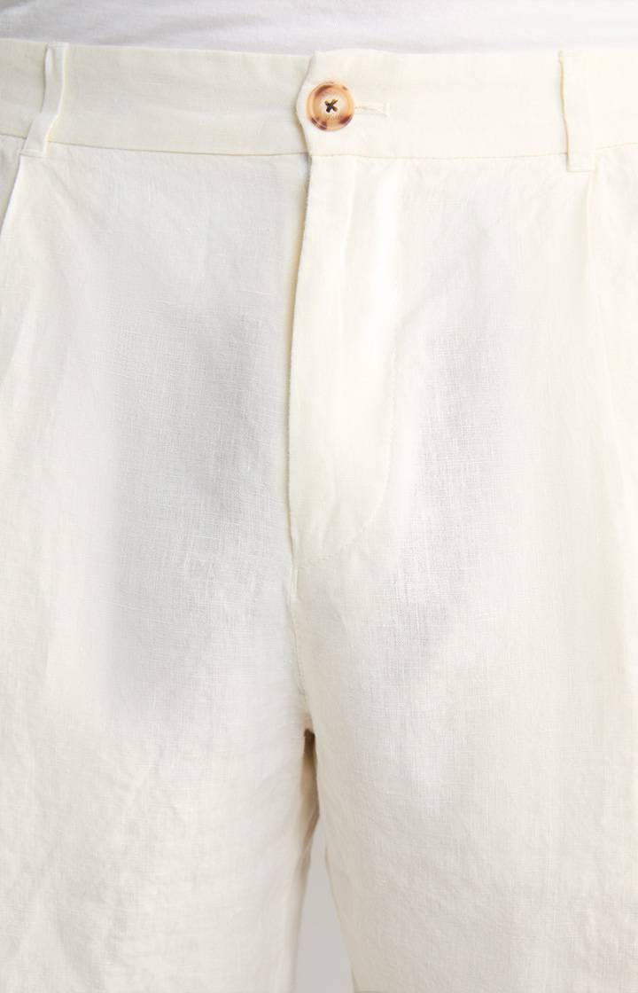 Joop Leinen-Shorts Dinghy in Offwhite meliert Super Sparpreis