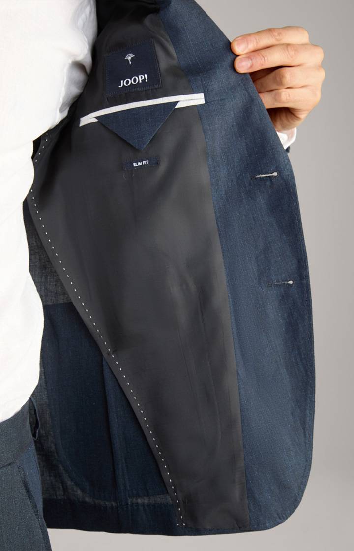 Joop Leinen-Sakko Hoverest in Navy meliert Zeitbegrenzte Promotion