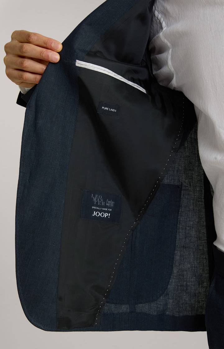 Joop Leinen-Sakko Hoverest in Navy meliert Zeitbegrenzte Promotion