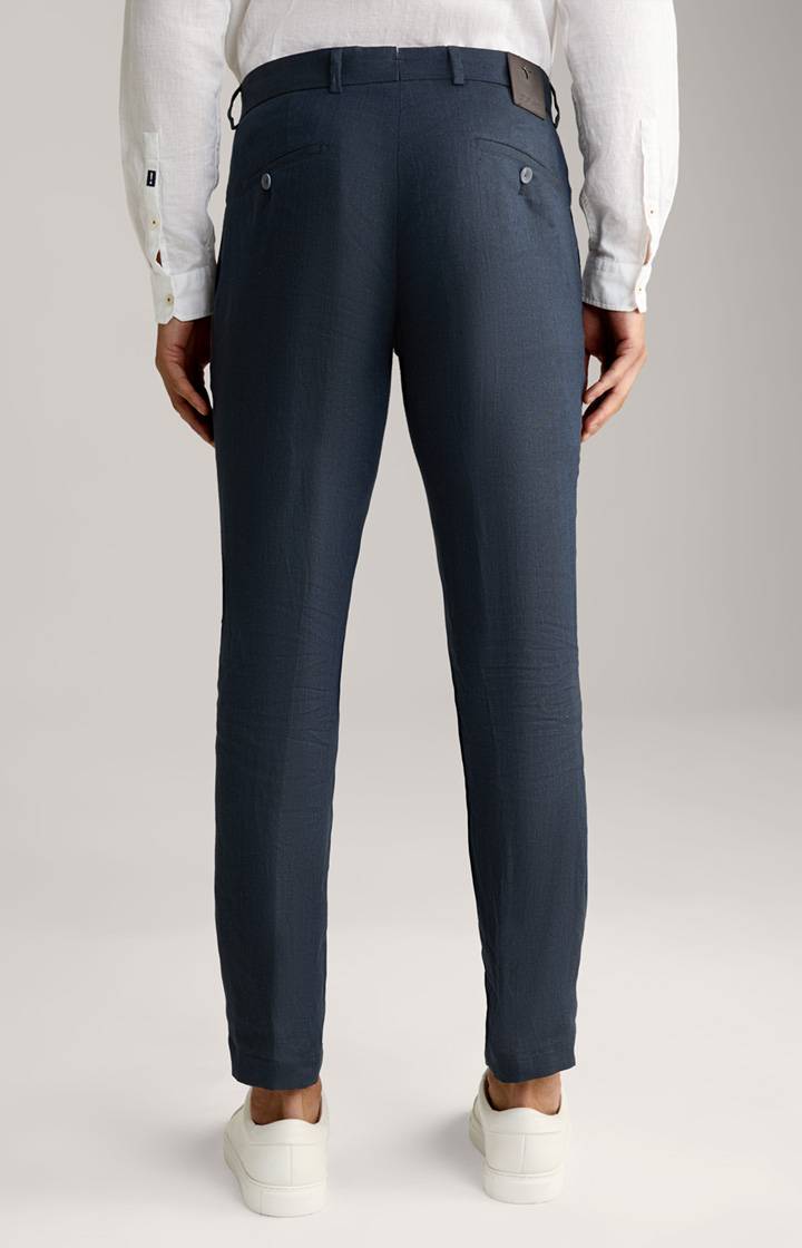 Joop Leinen-Chino Hank in Navy meliert Bis zu 50% Rabatt