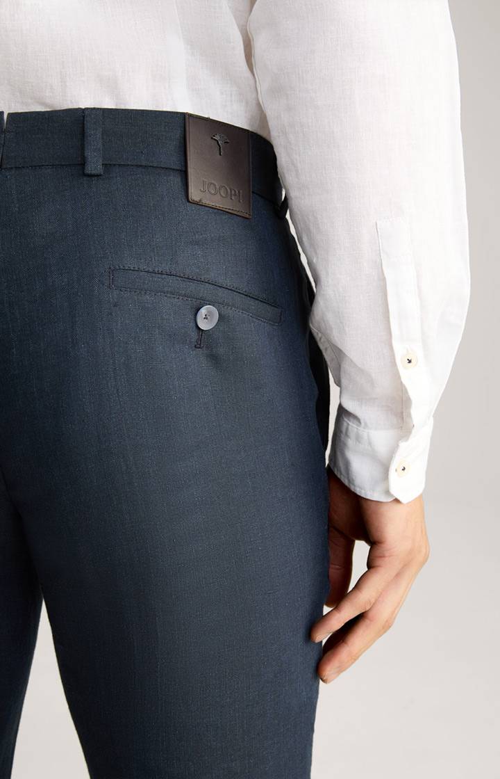Joop Leinen-Chino Hank in Navy meliert Bis zu 50% Rabatt