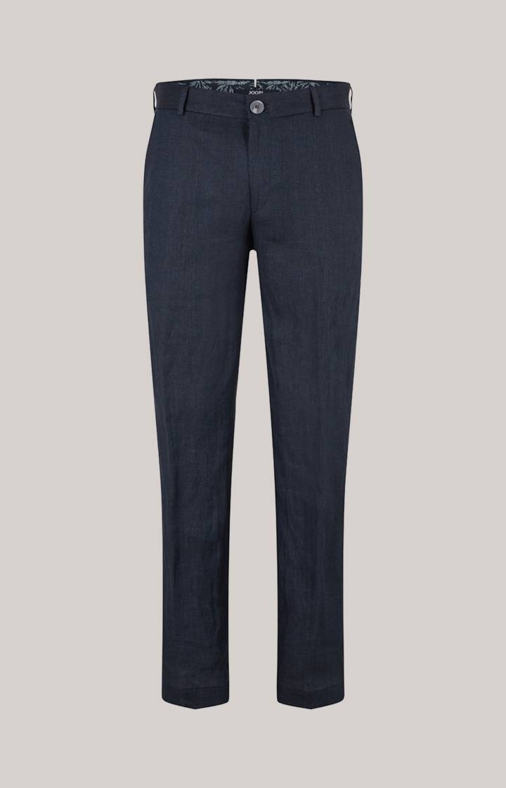 Joop Leinen-Chino Hank in Navy meliert Bis zu 50% Rabatt