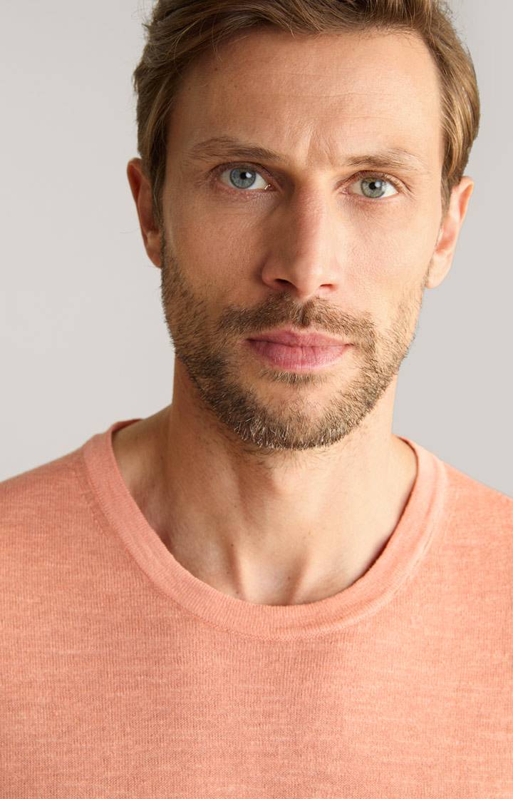 Joop Leinenmix-T-Shirt Maroso in Orange Bis zu 65% Rabatt