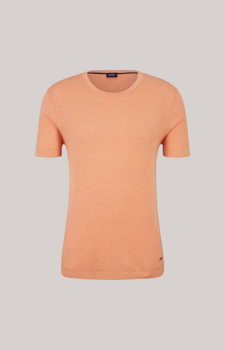 Joop Leinenmix-T-Shirt Maroso in Orange Bis zu 65% Rabatt