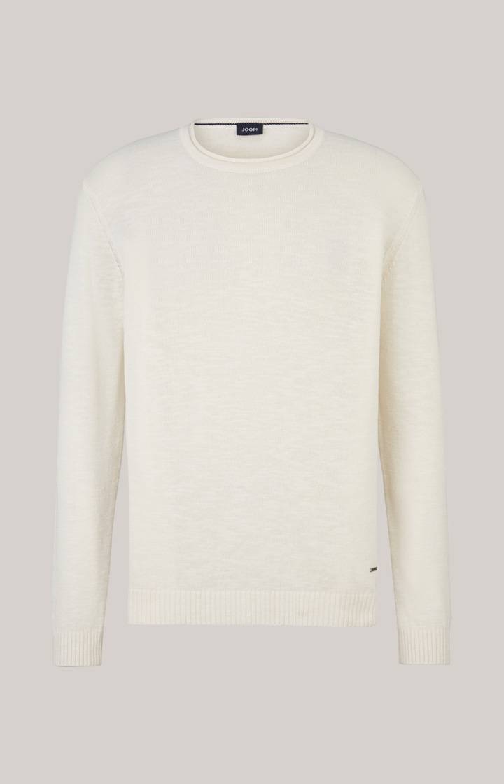 Joop Leinenmix-Pullover Mendor in Nature Clearance-Verkauf
