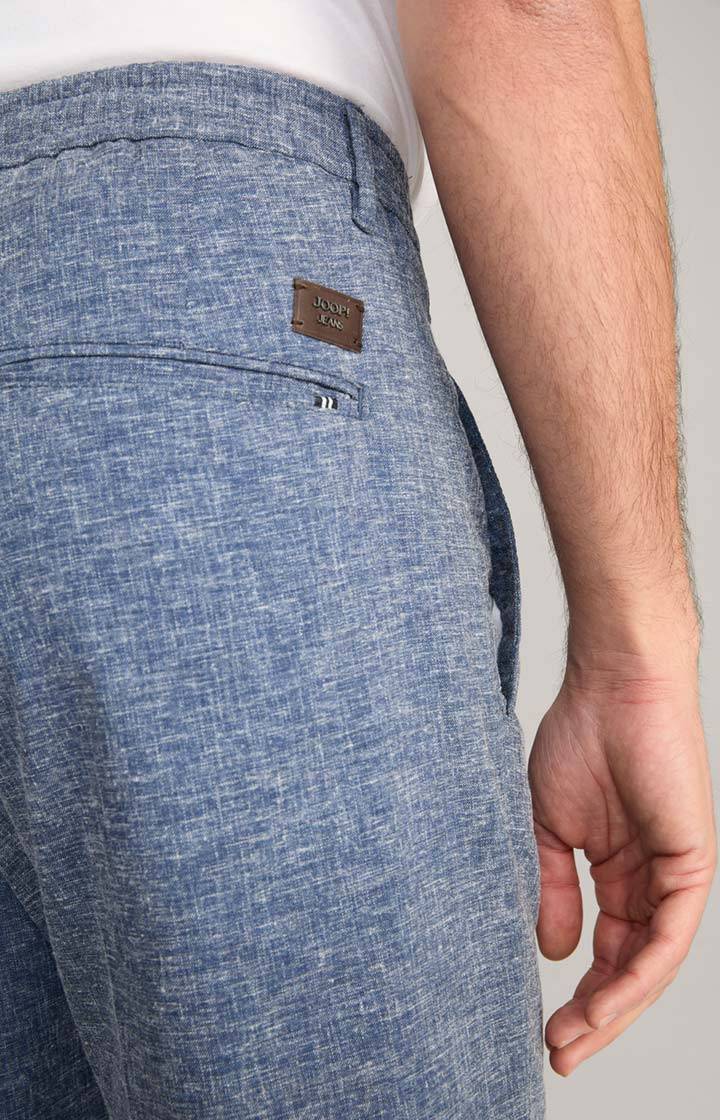 Joop Leinenmix-Chino Lead in Blau meliert zollfrei